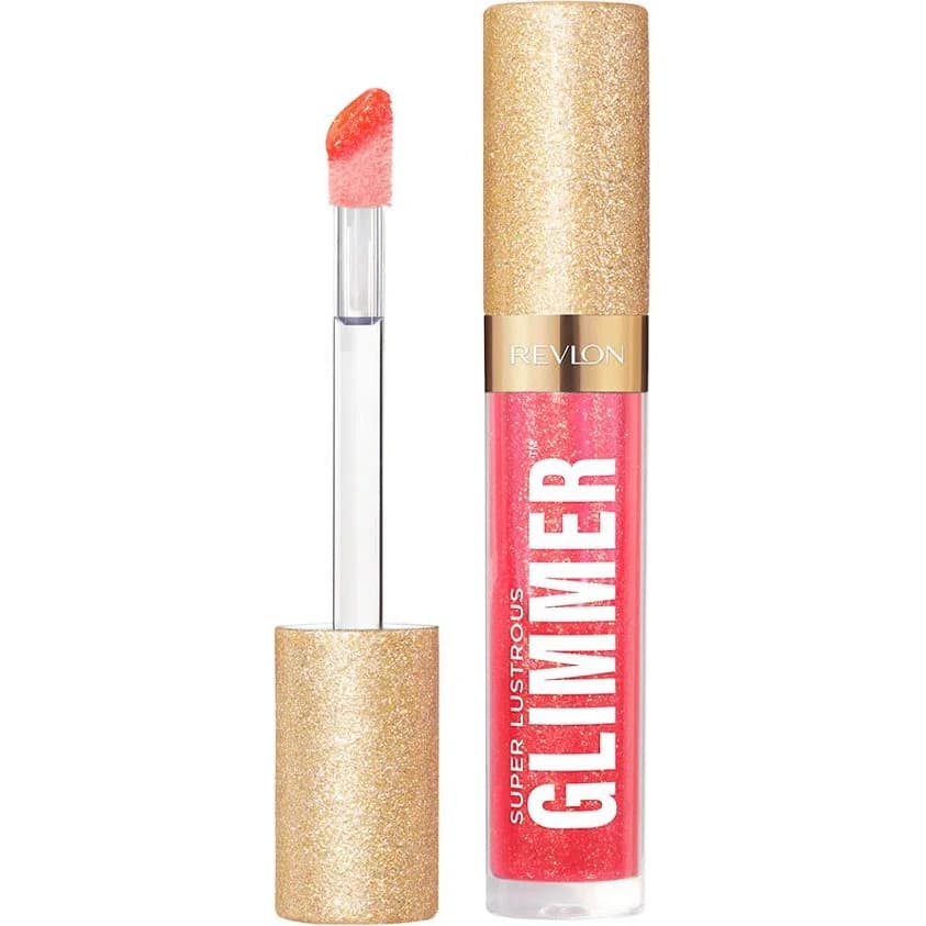 Labial Revlon Super Lustrous Glimmer Gloss Haute Honey Tono 007