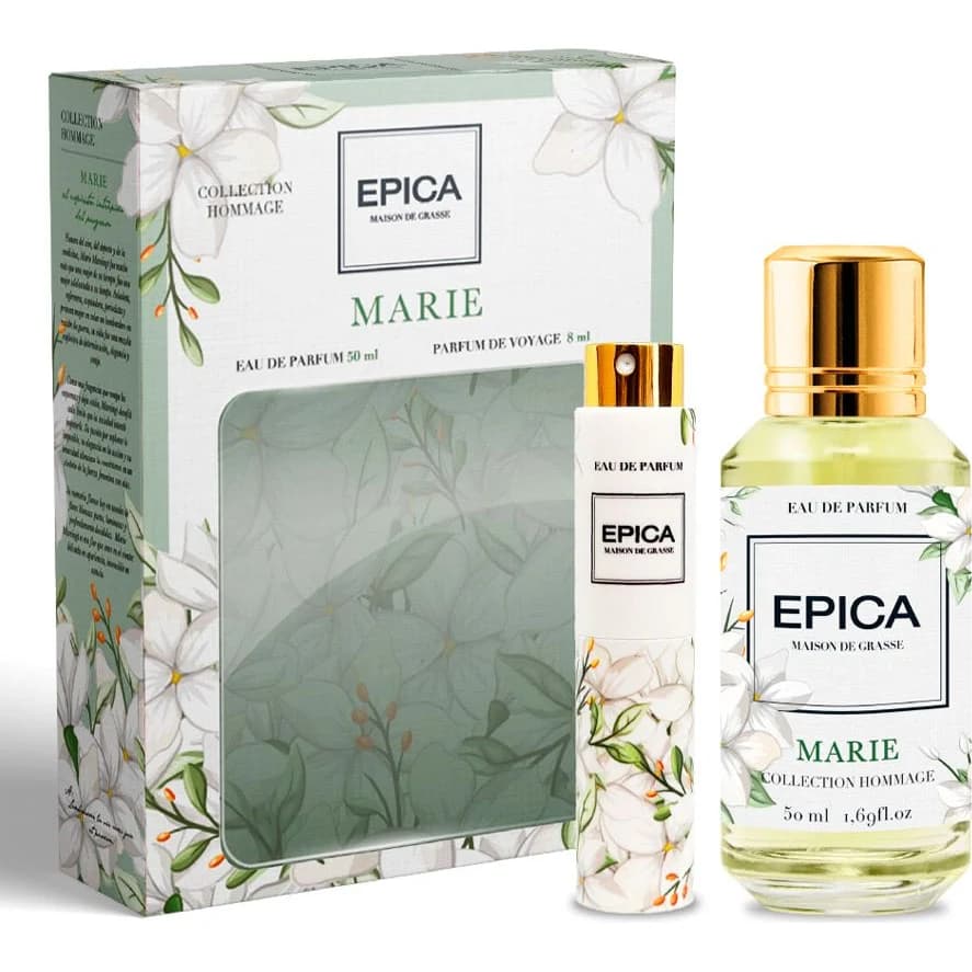 Estuche Eau de Parfum Epica Hommage Marie 50 ml + Mini Perfume 8 ml