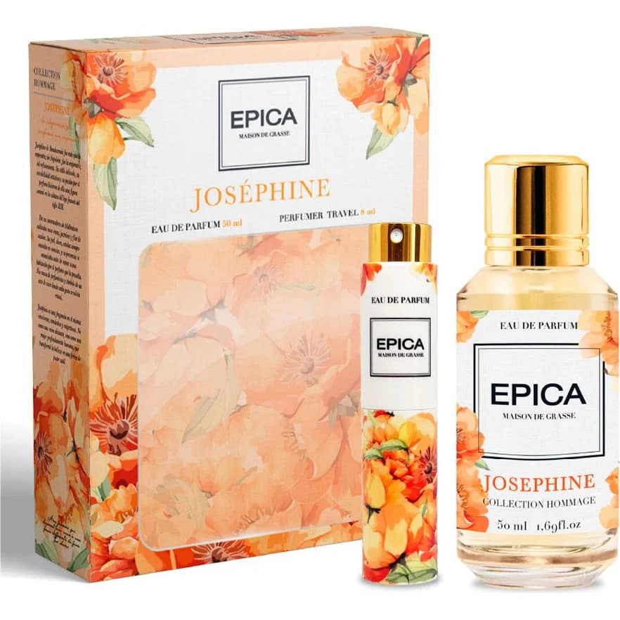 Fragancia Épica Hommage Josephine Eau de Parfum 50 ml + Perfumero 8 ml