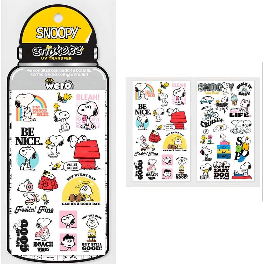 Wero Bottle Stickers Snoopy
