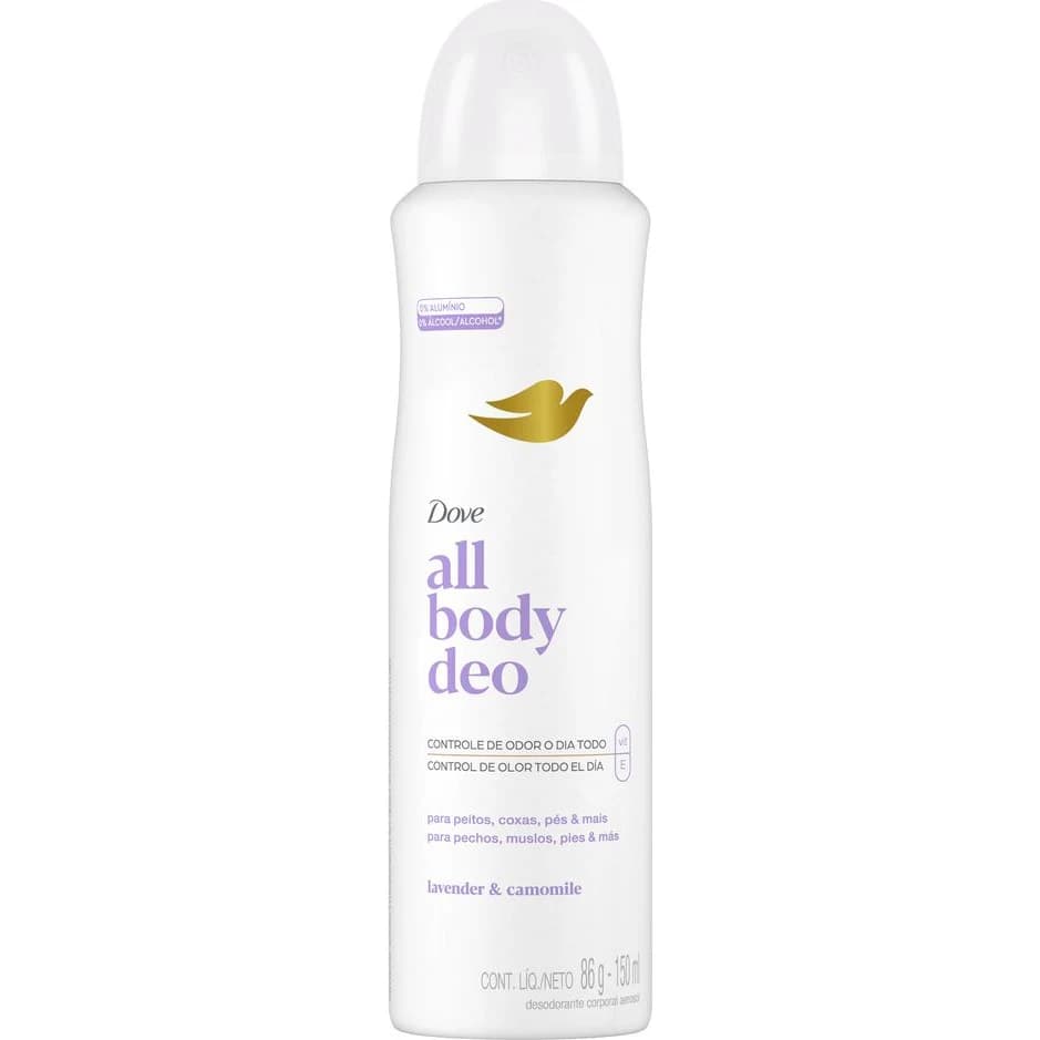 Desodorante Dove All Body Lavender & Camomile 150 ml