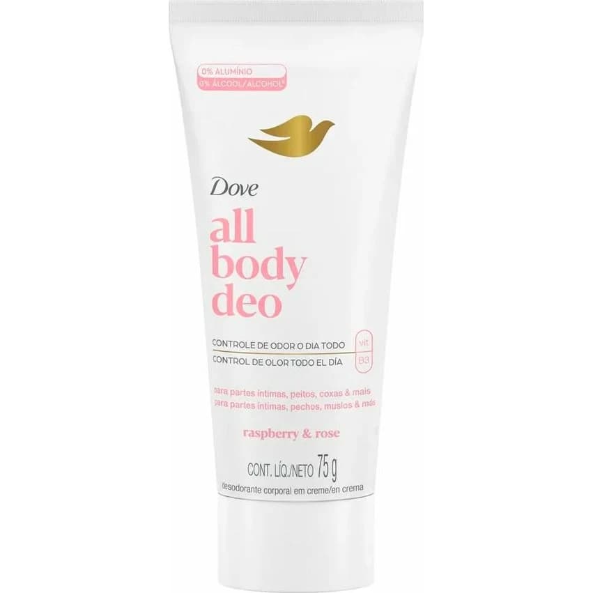 Desodorante Crema Dove All Body Raspberry 75 g