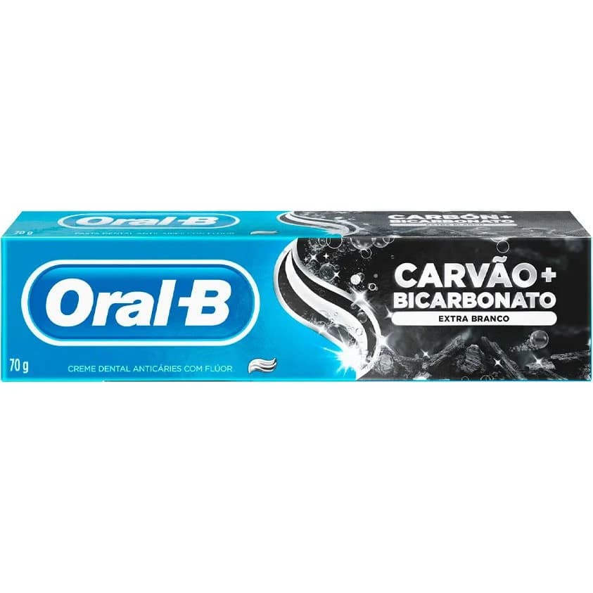 Pasta Dental Oral-B Extra Blanco Carbón 70 g