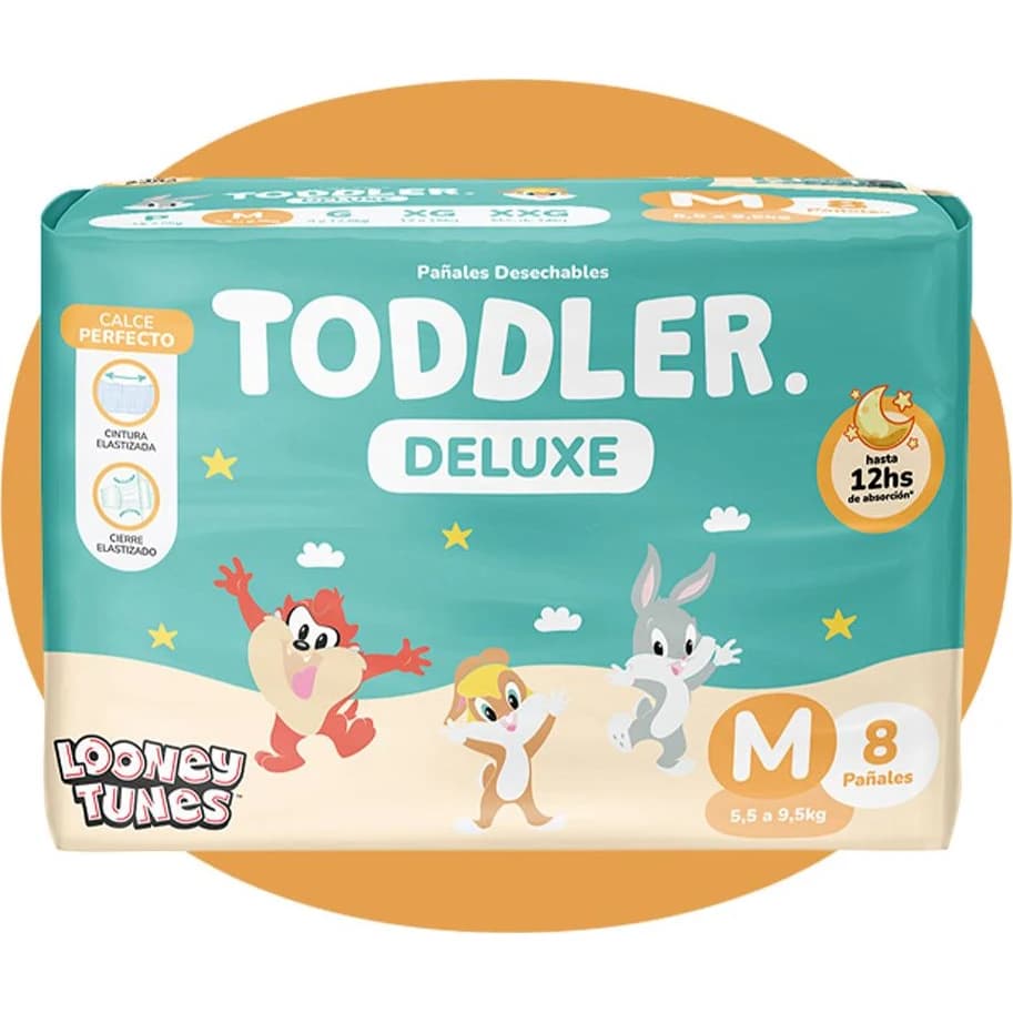Pañal Toddler Delux Talle M x8 unidades