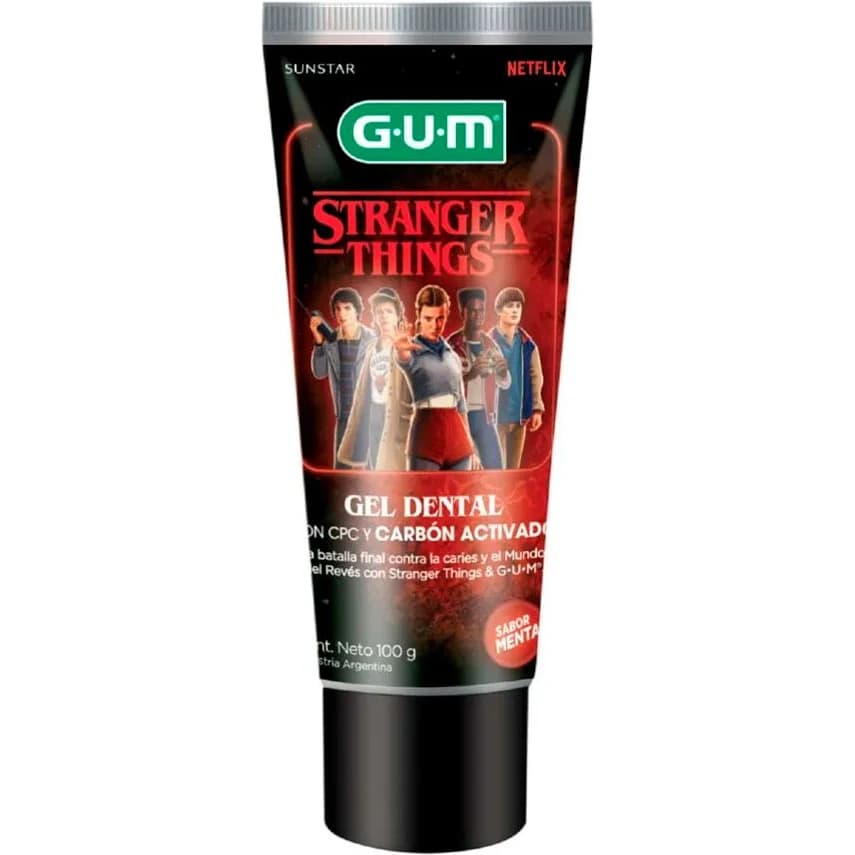 Pasta Dental Gum Gel Stranger Things 100g