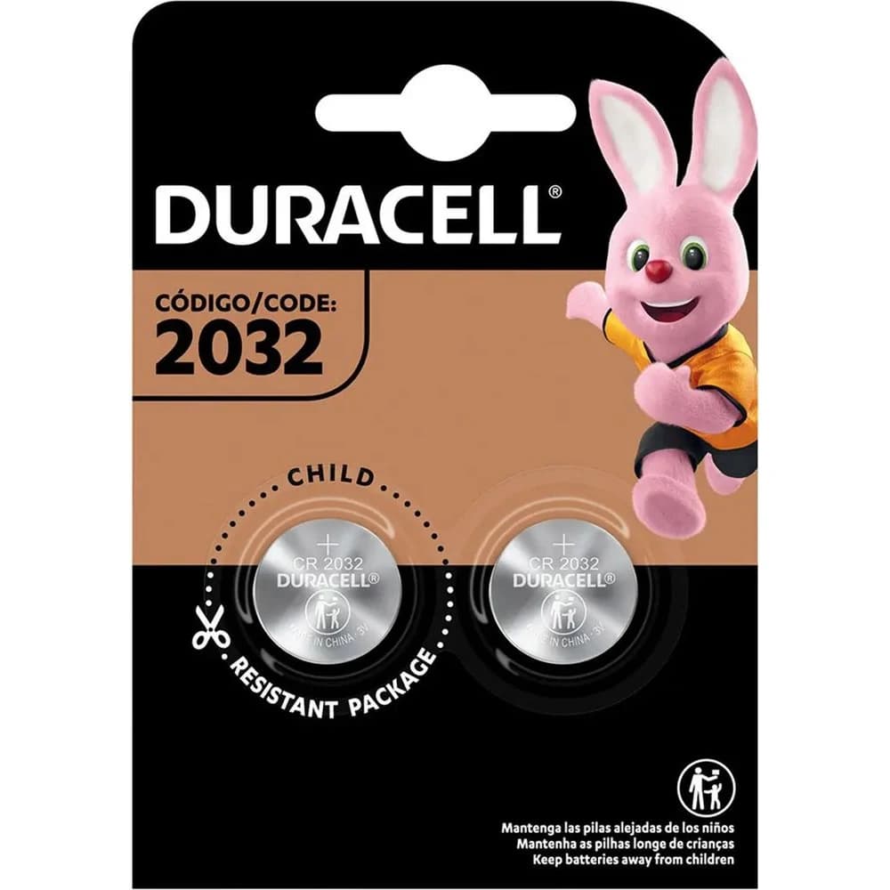 Pilas Duracell Litio 2032 Pack 2 unidades