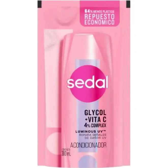 Acondicionador Sedal Glycol Luminous UV 300 ml