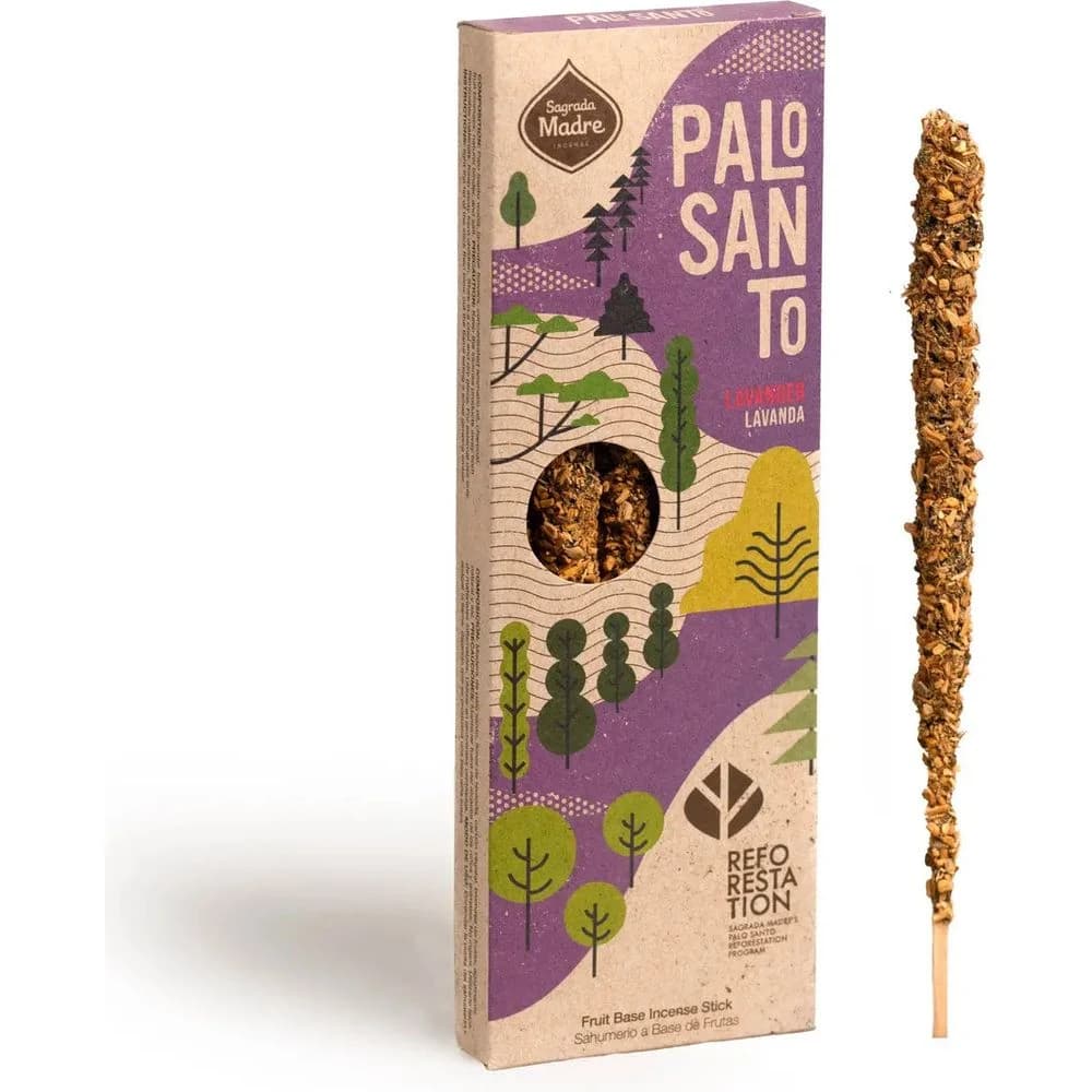 Sahumerio Palo Santo y Lavanda Sahu x4