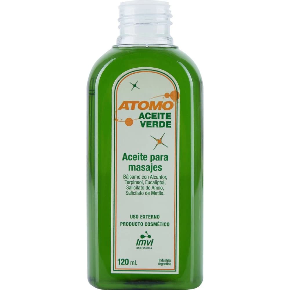 ATOMO ACEITE VERDE P/MAX120ML