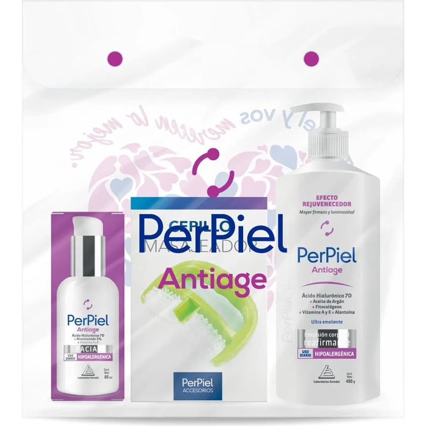 Crema Facial Antiedad Firmeza Perpiel Combo