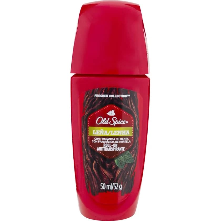 Desodorante Roll-On Old Spice Leña 52 g