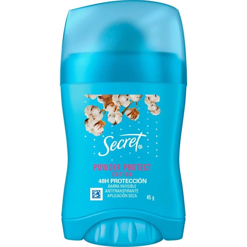 Desodorante en Barra Secret Power Protect Cotton 45 g