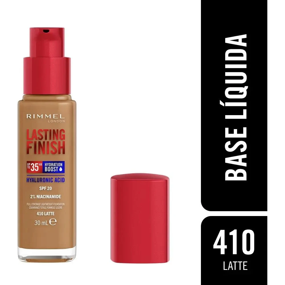 Base de Maquillaje Rimmel Last Finish 35 HS Tono 410