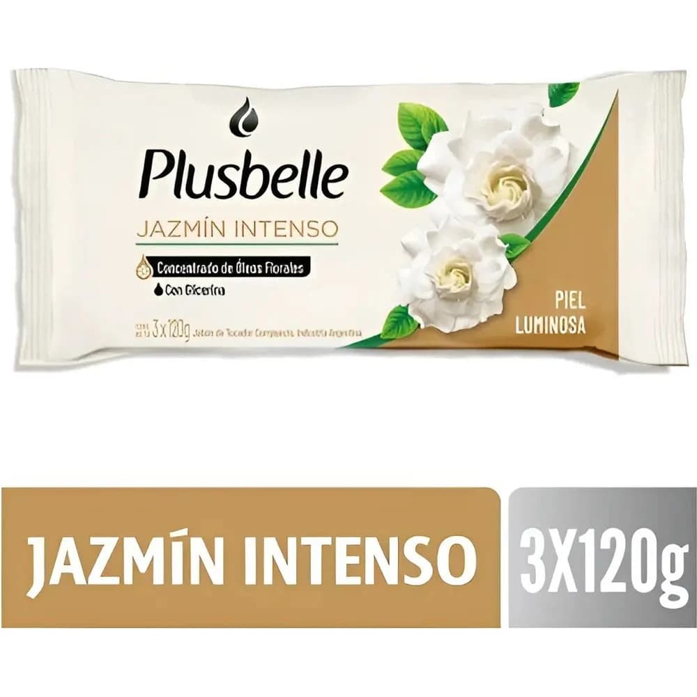 Jabón Plusbelle Jazmín Pack x3 120 g