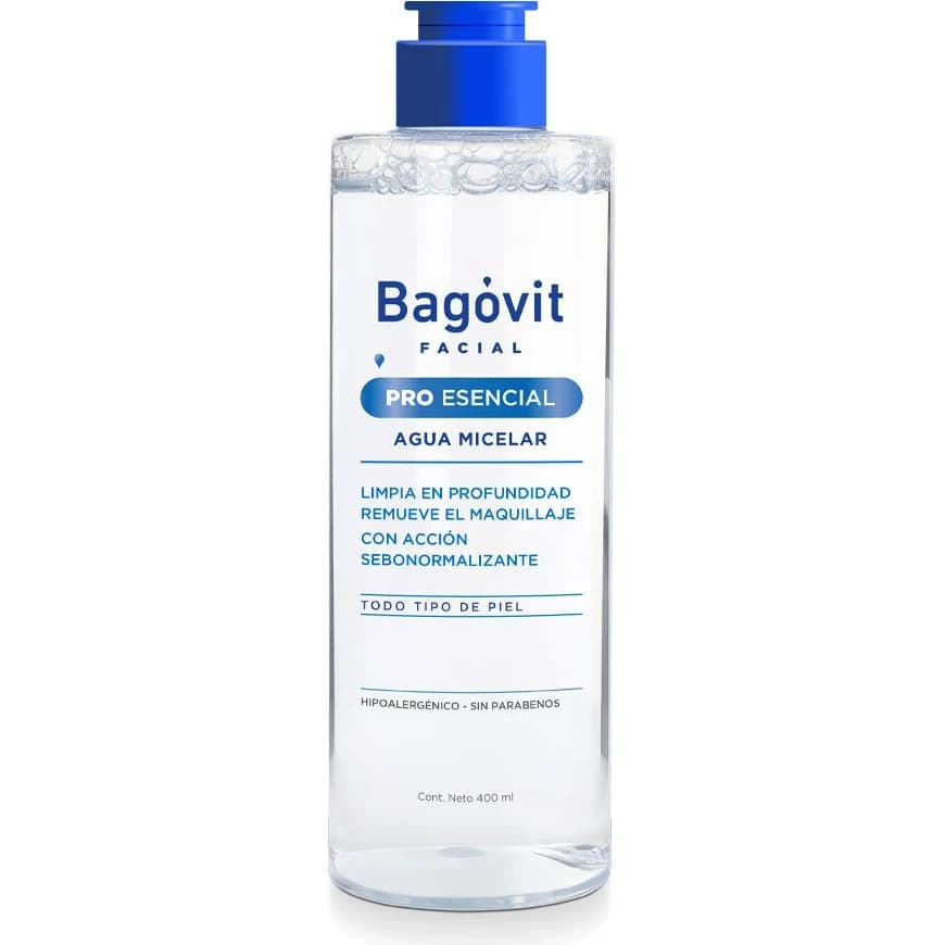 Agua Micelar Bagovit Facial Pro Esencial 400 ml
