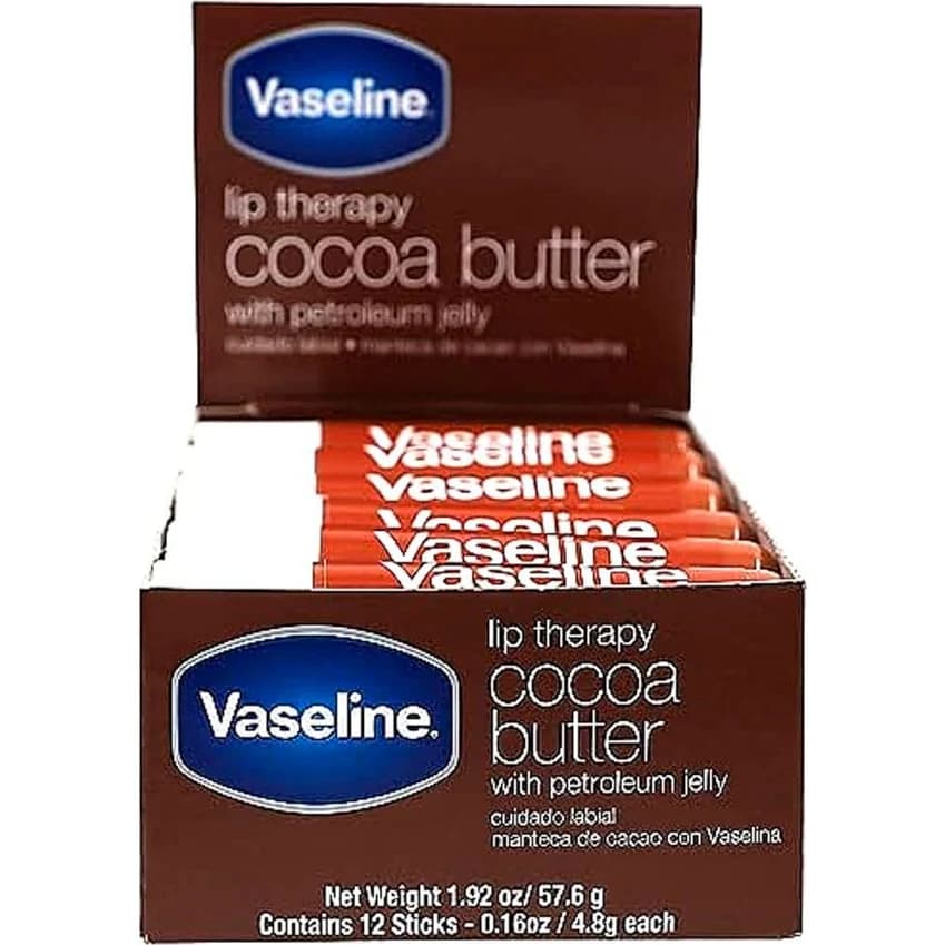 Lip Therapy Cacao Vaseline Pack 12 unidades