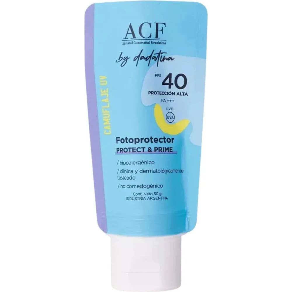 Protector Solar Facial ACF by Dadat Fotoprotector FPS 40
