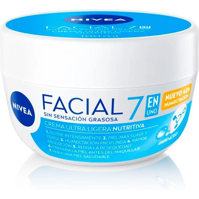 Crema Facial Nivea Cuidado Nutritivo 100 g
