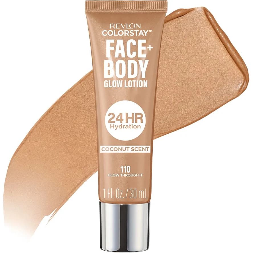 Base de Maquillaje Revlon ColorStay Face + Body Glow Lotion 110