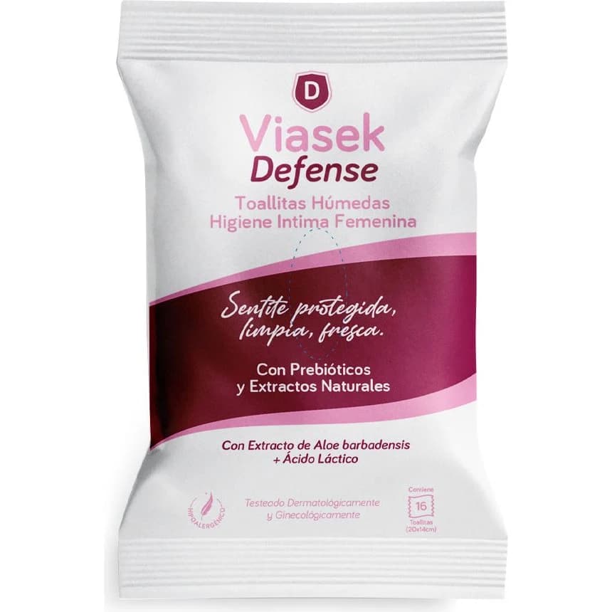 Toallas Absorbentes Viasek Defense x 16 unidades