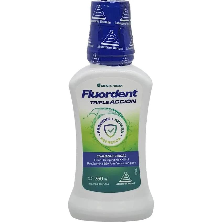 Enjuague Bucal Fluordent Triple Acción 250ml