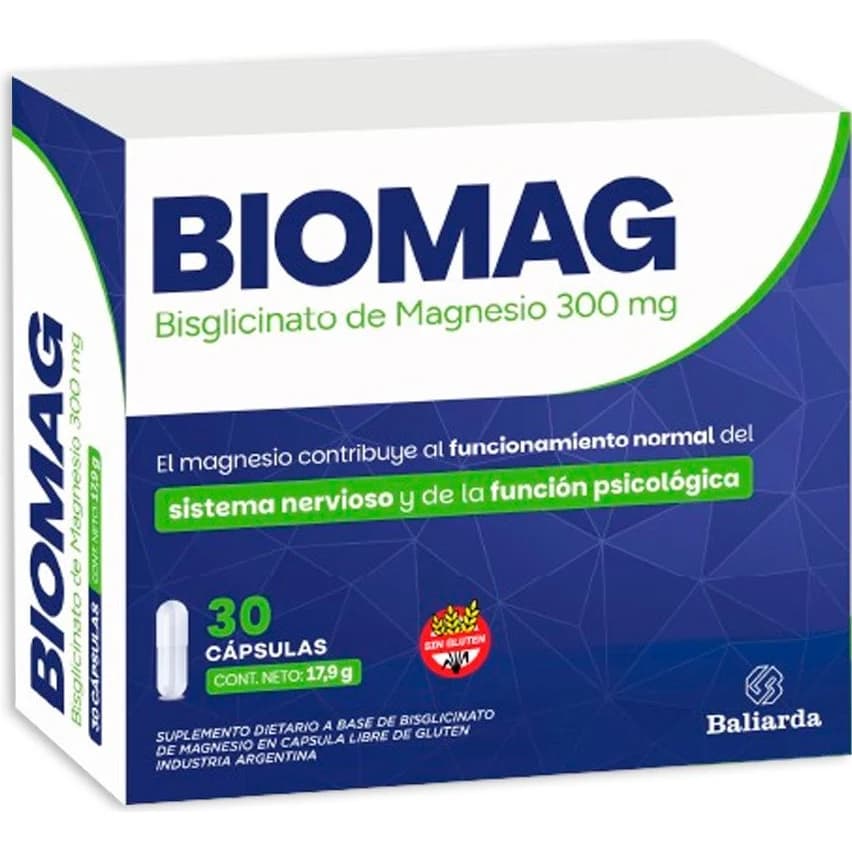 Biomag Magnesio 300 mg 30 Cápsulas