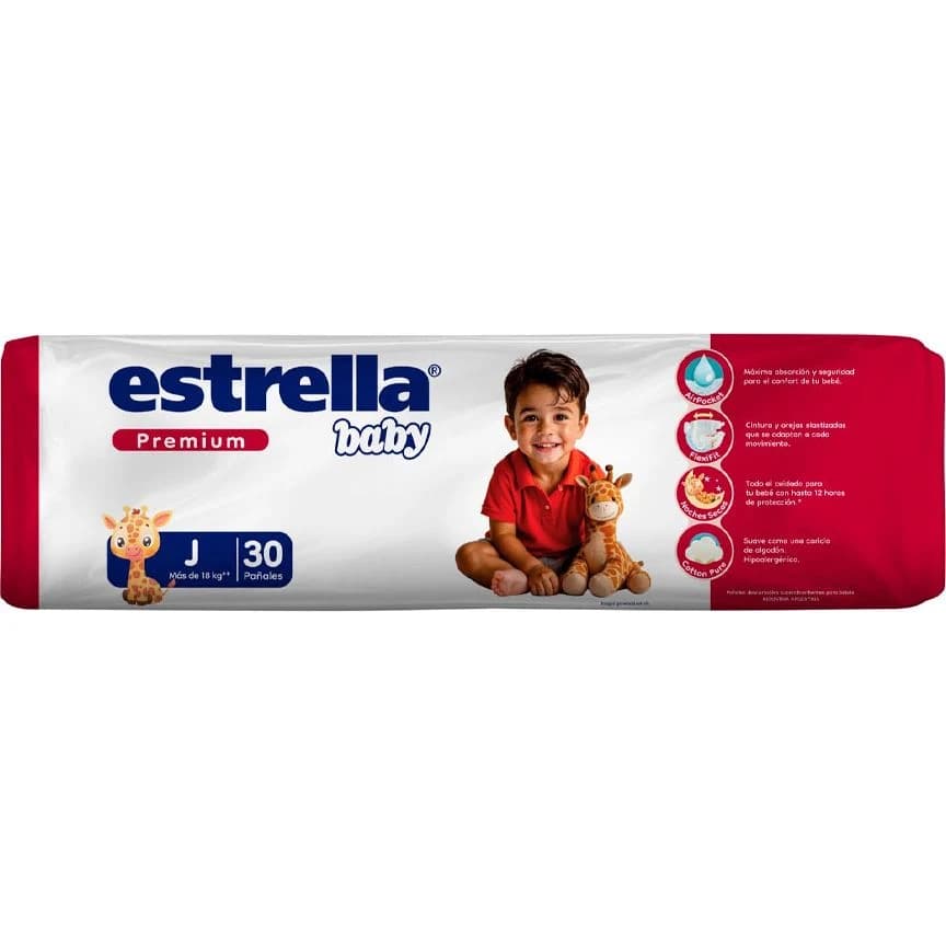 Pañal Estrella Premium Junior x 30