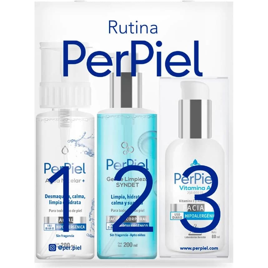 Crema Facial Perpiel Combo Rutina 123 Synde