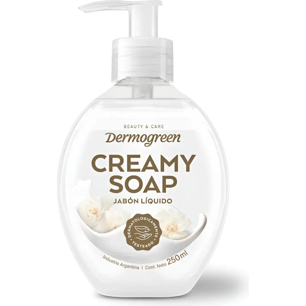 Jabón Líquido Dermogreen Cremoso 250 ml