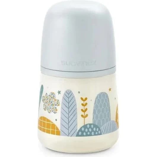 Mamadera Anticólica Suavinex Fisiológica Azul 150 ml