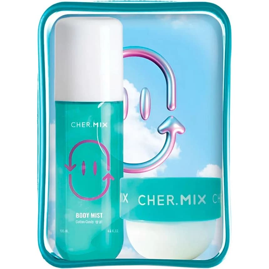 Set Cher Mix Cotton Candy Body Mist + Buttercream + Neceser