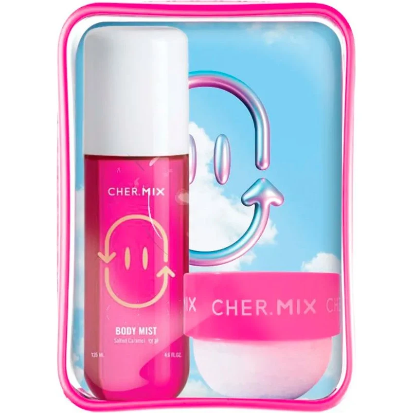Set Cher Mix Salted Caramel Body Mist + Buttercream + Neceser