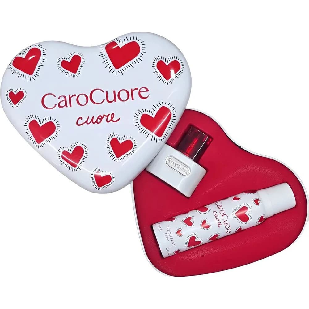 Caro Cuore Blanco Estuche Lata Eau de Toilette 60 ml + Desodorante 123 ml