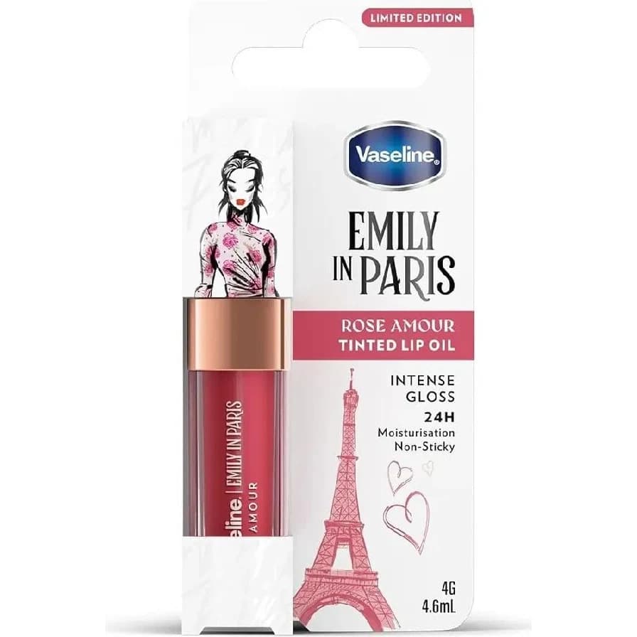Bálsamo Labial Vaseline Lip Oil Tinted Rose 4 g