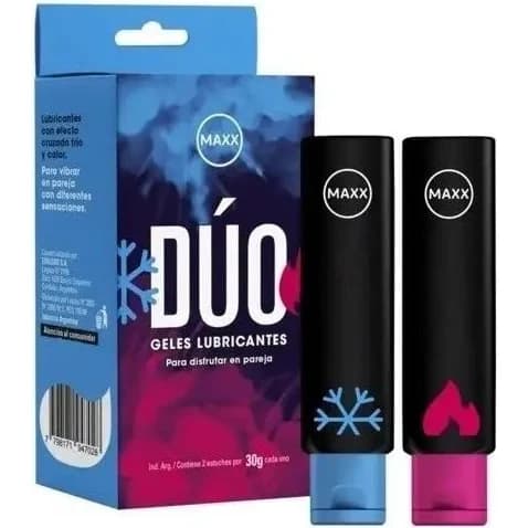 Gel Lubricante Íntimo Maxx Dúo 60 g