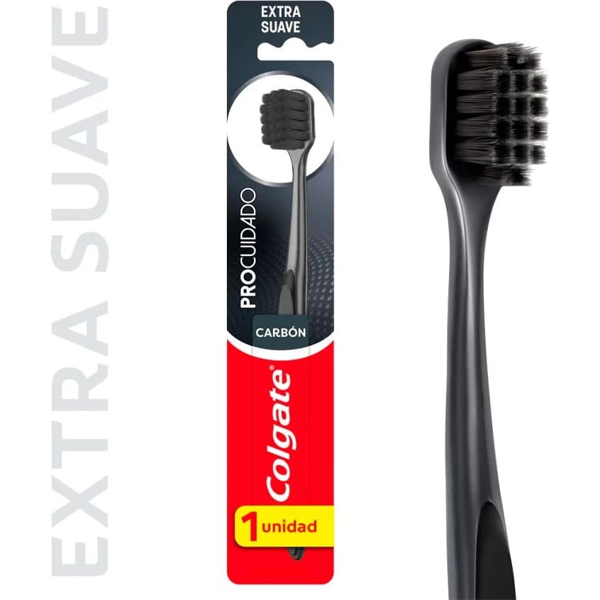 Cepillo de Dientes Colgate Procuid Carbón