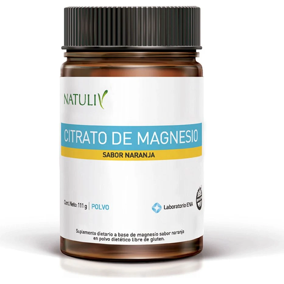 NATULIV Citrato de Magnesio en Polvo Naranja 111 g