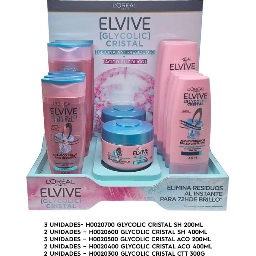 L'Oréal Elvive Glyco Cristal Crema para Peinar