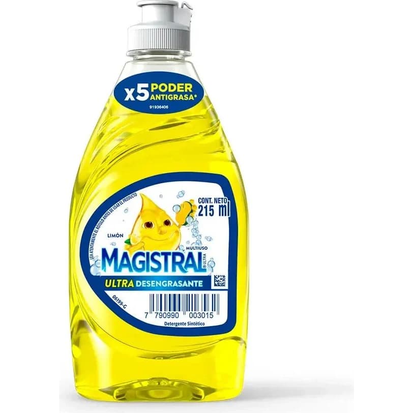Detergente Magistral Ultra Limón 225 ml