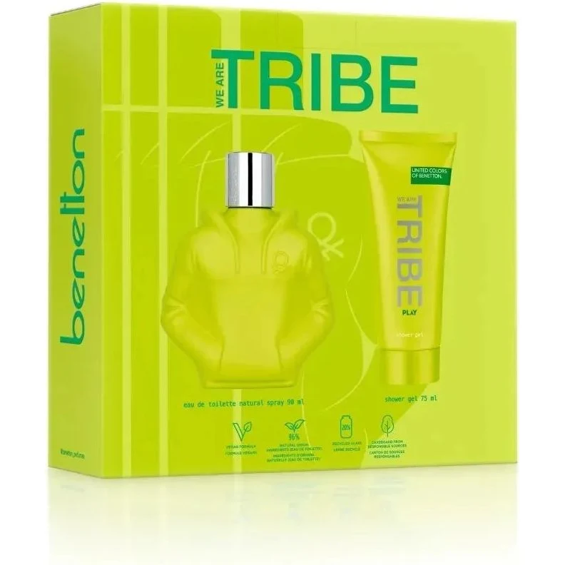 Benetton Tribe Play Eau de Toilette 90 ml + Shower Gel