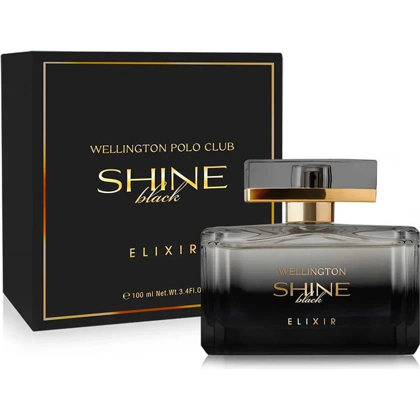 Fragancia Wellington Polo Club Shine Black Elixir 100 ml