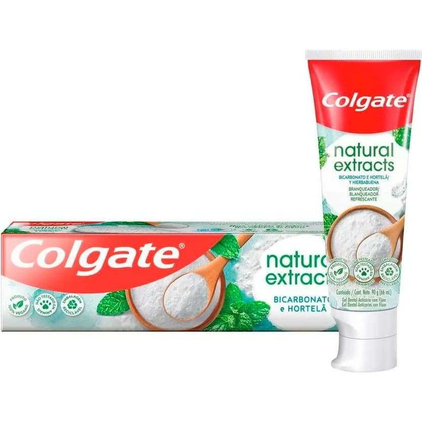 Pasta Dental Colgate Natural Bicarbonato 90 g