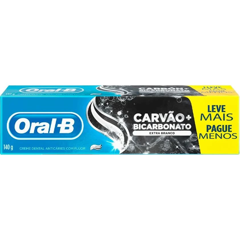 Crema Dental Oral-B Extra Blanca Carbón 140g