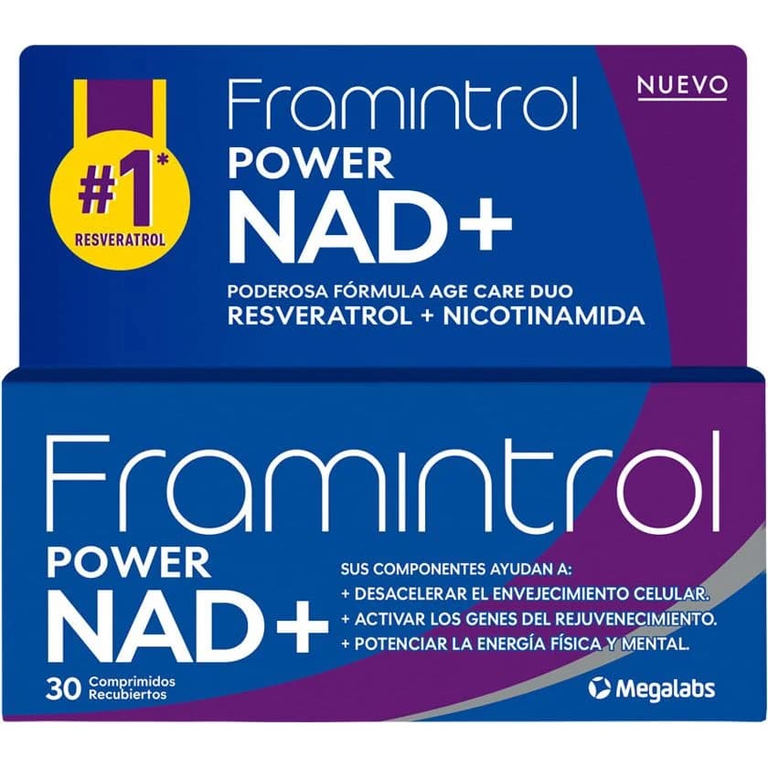 Framintrol Power NAD+ Complemento Dietario 30 Comprimidos