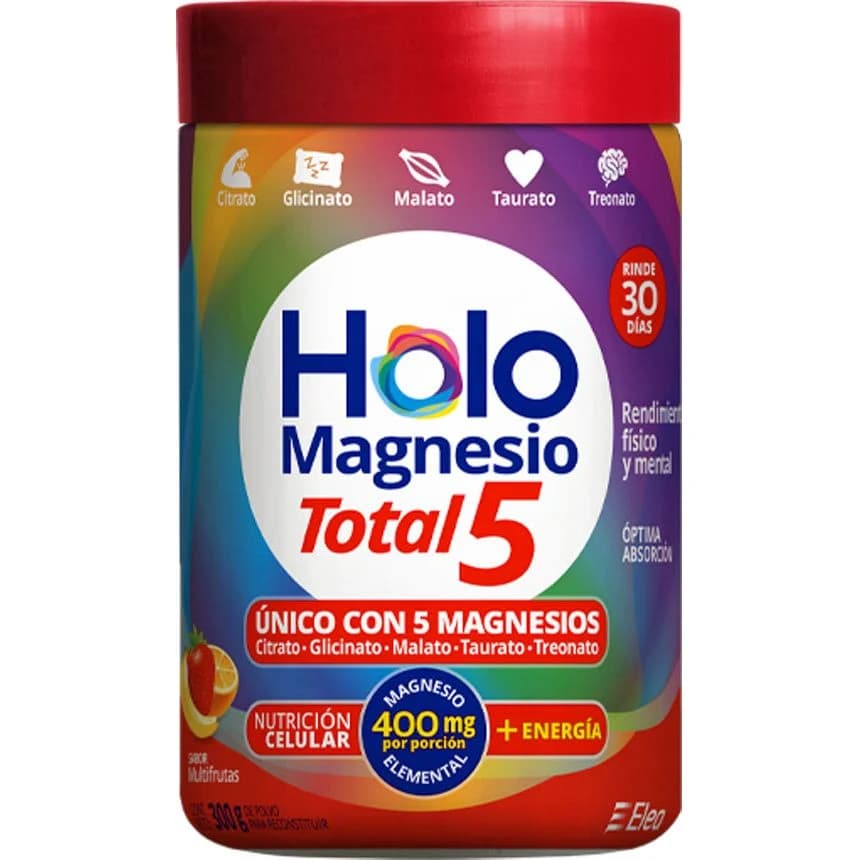 Holomagnesio Total 5 Frascos x 300g