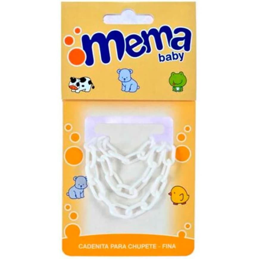 Cadenita Gruesa Blanco para Bebé Mema