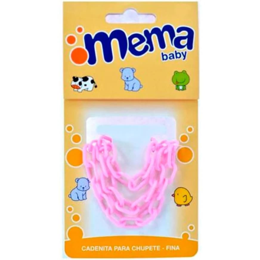Cadenita Gruesa Rosa Mema para Bebés