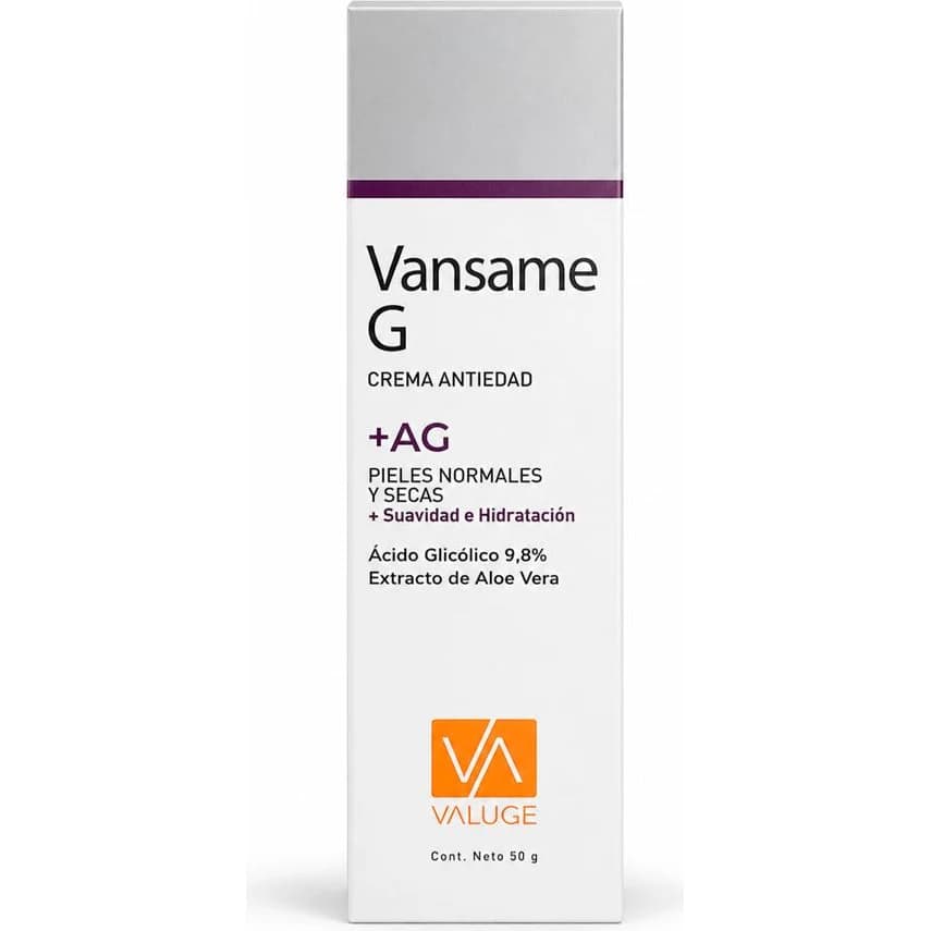 Crema Facial Antiage Vansame G 50 g