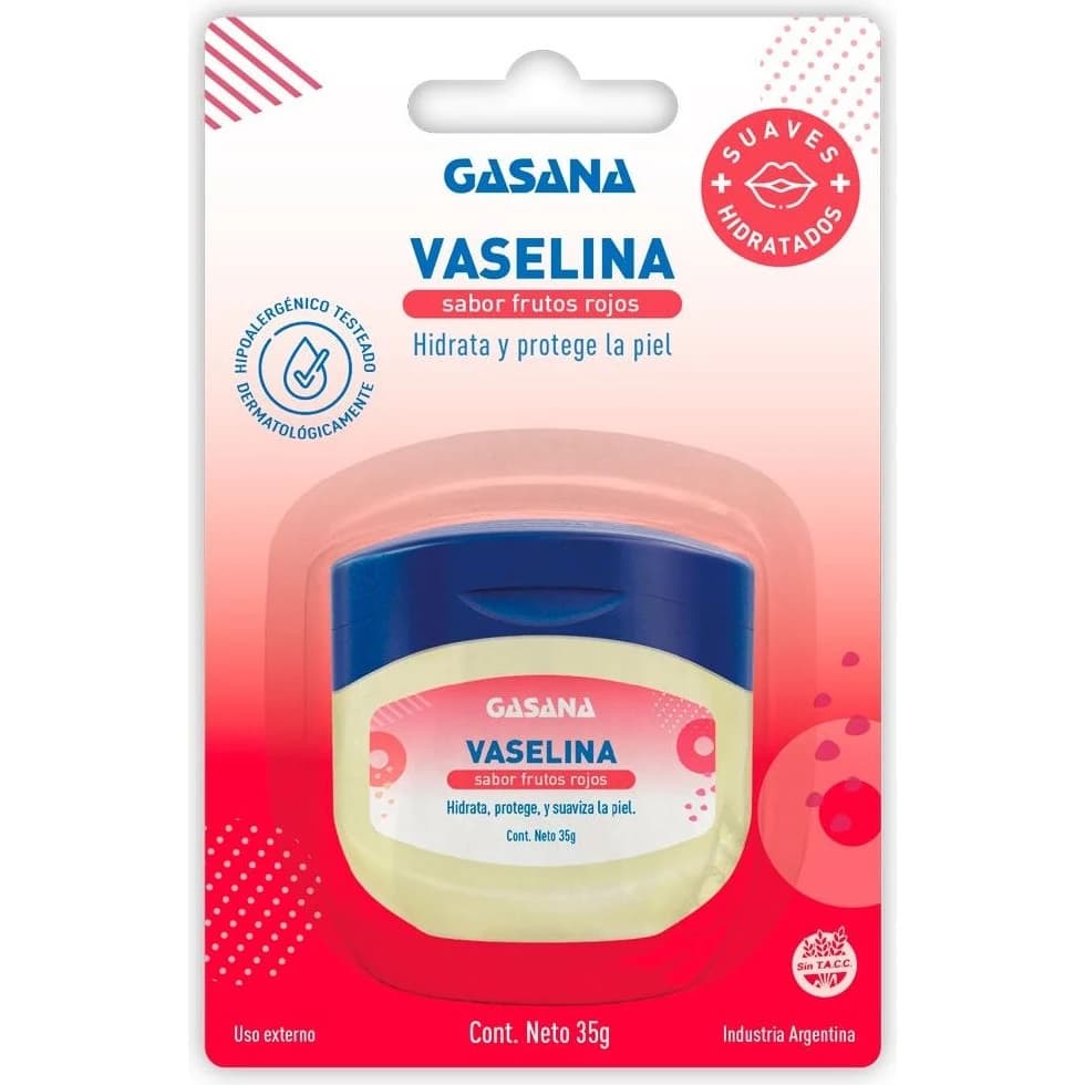 Vaselina Sólida Gasana Frutos Rojos 35 g