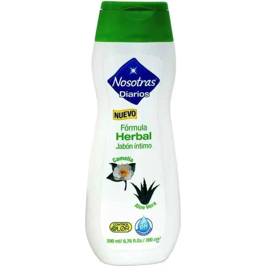 Jabón Líquido Íntimo Nosotras Herbal 200 ml